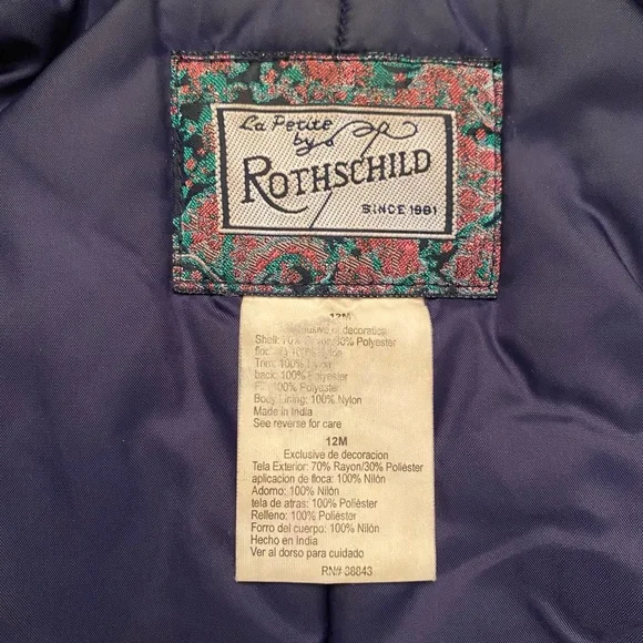 ❄️Rothschild Velvet Flocked Hooded Purple Coat - Picture 9 of 11